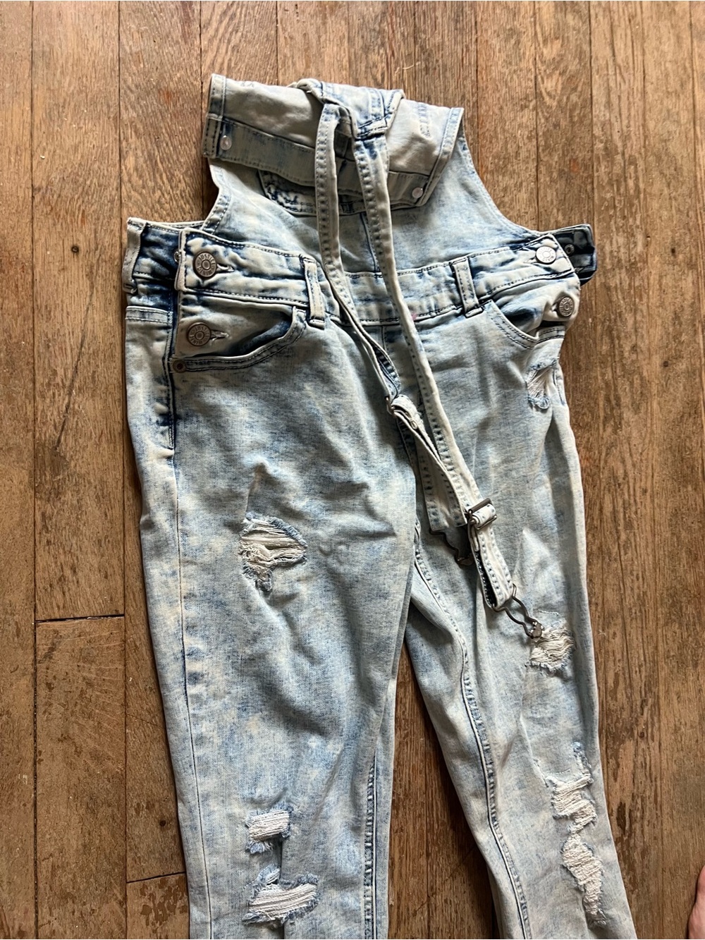 Justice Light Blue Washed Denim Shorts Sz 12